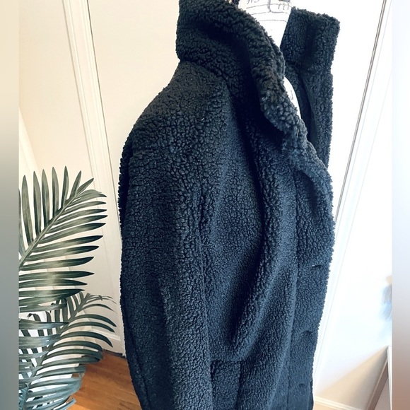 Teddy Fleece Soft Faux Fir Jacket/Long Sweater - Picture 7 of 8